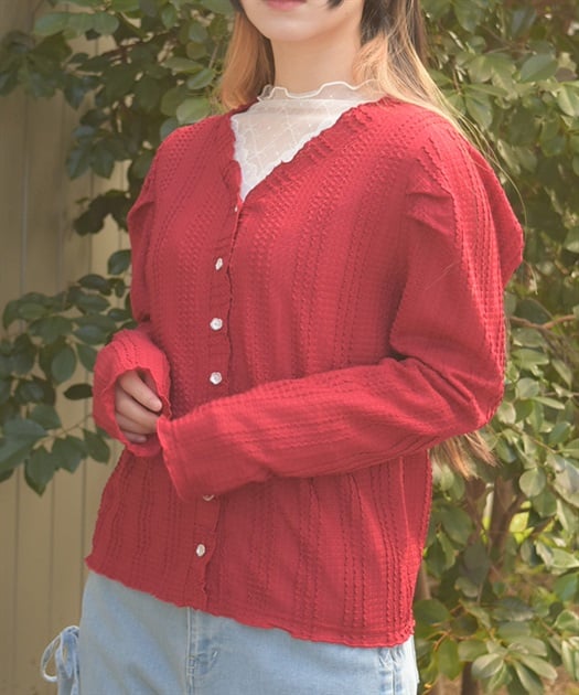 フラワーボタンカーデ【WEB先行販売】