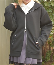 ＵＶカットロングパーカー(黒-F)