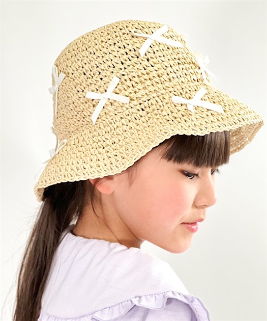 リボンペーパーハット | kids | axes femme online shop リボンペーパーハット | kids | axes femme online shop