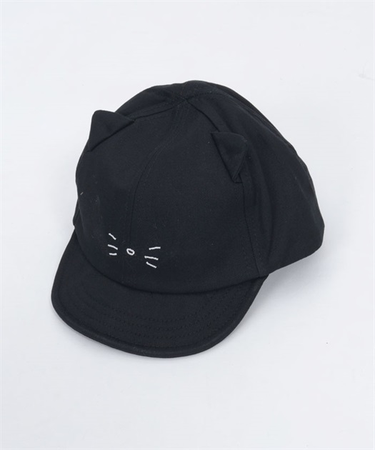 ねこ耳キャップ(黒-F)