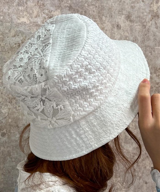 レースパッチワークバケハ | axes femme -outlet- | axes femme