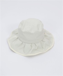 フリル風ブリムＵＶハット(生成り-F)