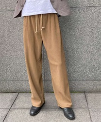ストレッチイージーパンツ(茶-F)