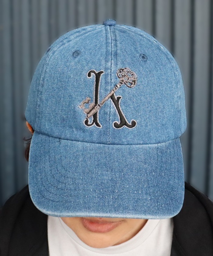 古鍵刺繍デニムキャップ【ランク別お値下げ対象商品】 | axes femme