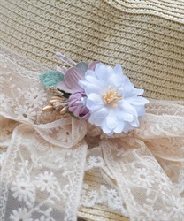 フラワーモチーフクリップ【2点10%OFF対象商品】(Ｄ-F)