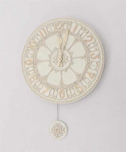 壁掛け時計 ウォールクロック ロシェル シルバー LS-B8599