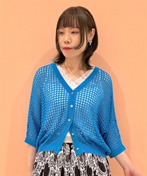 メッシュドルマンカーデ(ブルー-F)