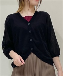 スラブドルマンビッグカーデ【期間限定価格】(黒-F)