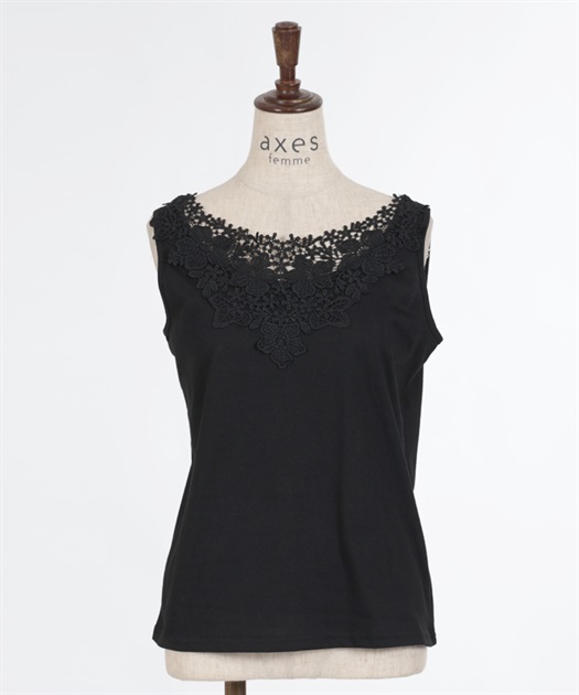 レースモチーフタンクトップ | outlet | axes femme online shop レースモチーフタンクトップ | outlet | axes femme online shop