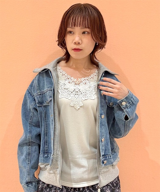 ラメカットレースタンク | axes femme online shop