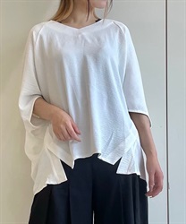 変形ビッグプルオーバー(生成り-F)