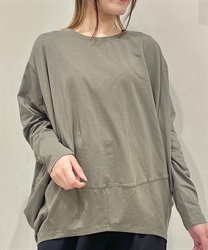 ビッグカットチュニック(カーキ-F)