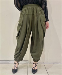 タック変型パンツ(カーキ-F)