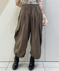 変型タックパンツ(モカ-F)