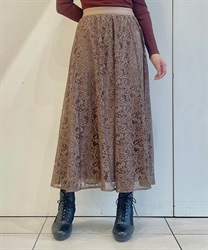 レースフレアスカート | purple label | axes femme online shop レースフレアスカート | purple label | axes femme online shop