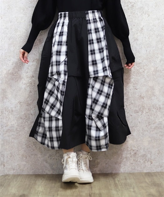 ビット付サイドタックスカート | outlet | axes femme online shop
