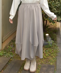 ダンボールカットスカート(グレージュ-F)