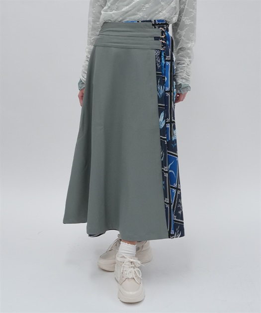 プリント切替スカート