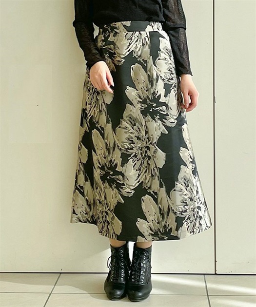 大判花柄スカート | outlet | axes femme online shop