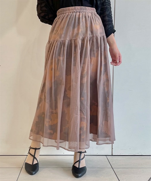 透かしPTチュール重ねスカート | outlet | axes femme online shop 透かしPTチュール重ねスカート | outlet | axes femme online shop