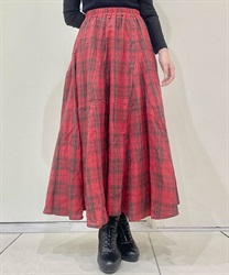 １２枚はぎスカート(赤-F)