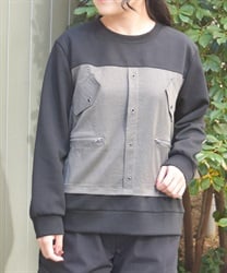 異素材デザインプルオーバー【期間限定価格】