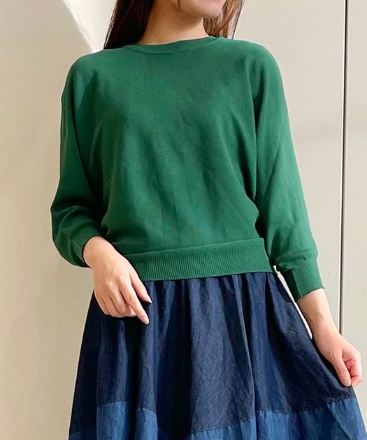 ドルマンニットトップス
