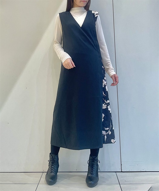 花柄アシメ切替ジャンスカ【WEB限定価格】 | レディース服 花柄アシメ切替ジャンスカ【WEB限定価格】 | レディース服