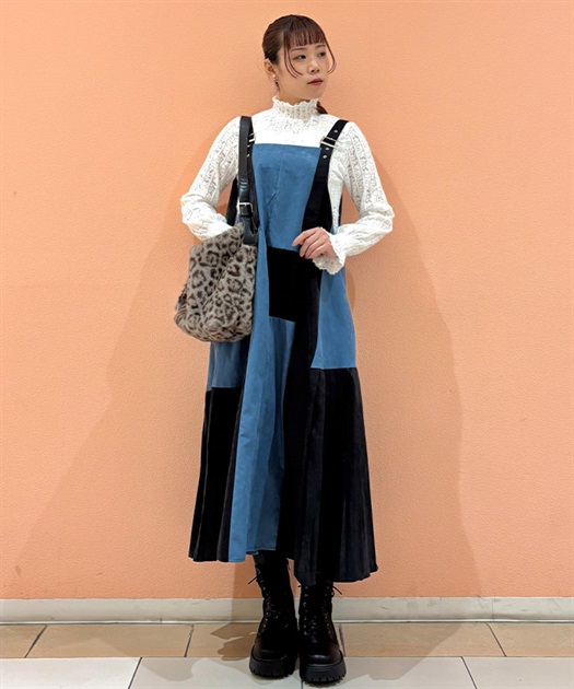 ブロッキングジャンスカ | axes femme online shop