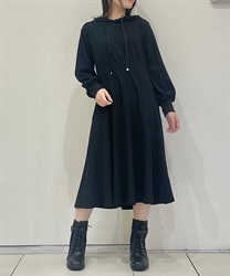ケーブルジャガードフードワンピース | レディース服 ケーブルジャガードフードワンピース | レディース服