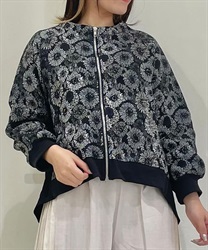 後配色ゴブランブルゾン | purple label | axes femme online shop 後配色ゴブランブルゾン | purple label | axes femme online shop