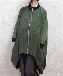 ロングテールブルゾン【2点10%OFF対象商品】(カーキ-F)