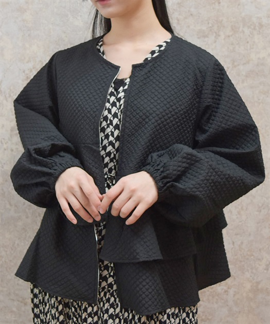 ジャガードアシメジップブルゾン | レディース服・レディース ジャガードアシメジップブルゾン | レディース服・レディース