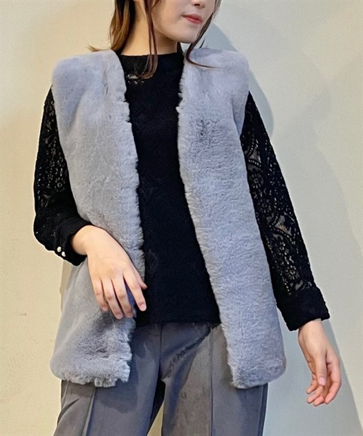 フェイクファーベスト | outlet | axes femme online shop フェイクファーベスト | outlet | axes femme online shop