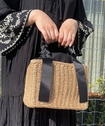 グログランデザインかごバッグ | outlet | axes femme online shop