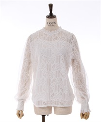 総レースブラウス | outlet | axes femme online shop 総レースブラウス | outlet | axes femme online shop