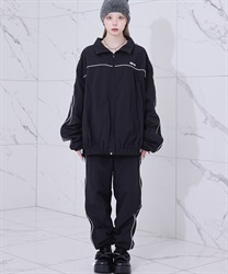 ＦＢナイロントラックパンツ(黒-F)