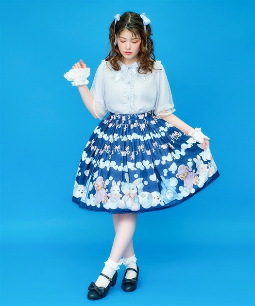 ランドリー柄スカート | kawaii | axes femme online shop ランドリー柄スカート | kawaii | axes femme online shop