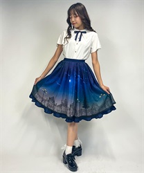 シエルエトワール裾フリルスカート | outlet | axes femme