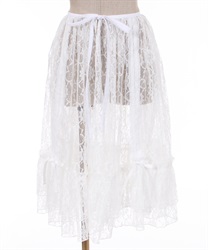 レースドロストオーバースカート | axes femme online shop -outlet-