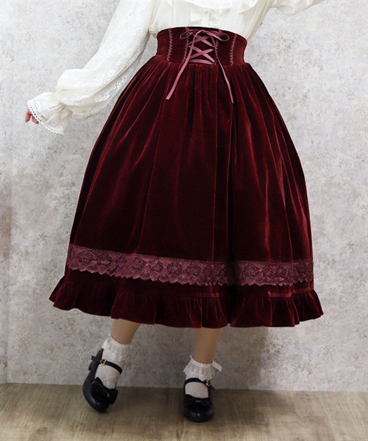 ベルベットドールスカート | kawaii | axes femme online shop ベルベットドールスカート | kawaii | axes femme online shop
