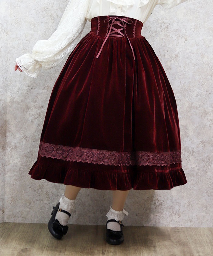 開店記念セール！ ベルベットドールスカート | レディース服・レディース スカート