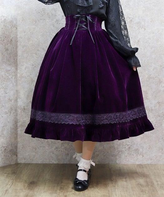 ベルベットドールスカート | kawaii | axes femme online shop ベルベットドールスカート | kawaii | axes femme online shop