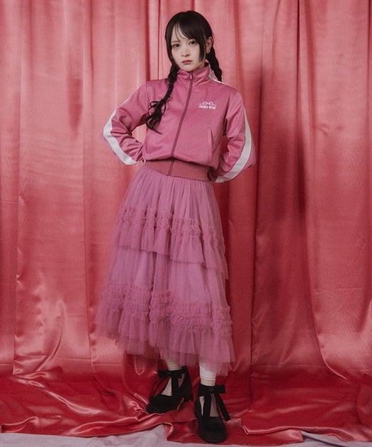 フリルチュールスカート【期間限定価格】 | レディース服 フリルチュールスカート【期間限定価格】 | レディース服