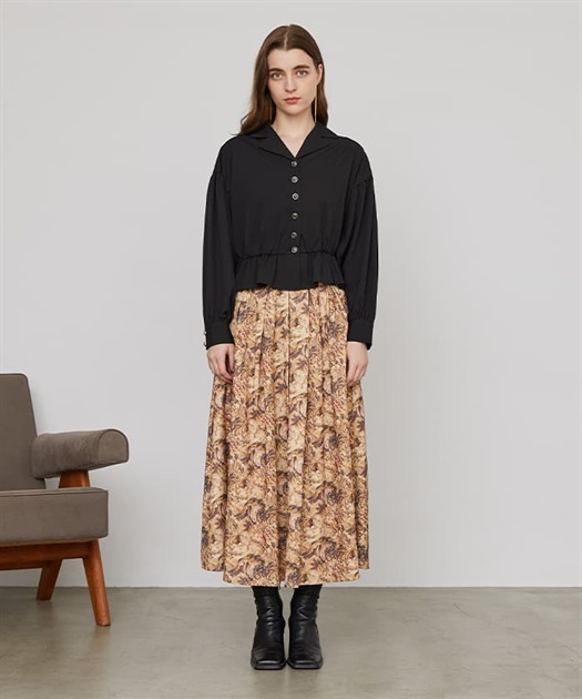 ヴィンテージフラワー柄スカート | outlet | axes femme online shop ヴィンテージフラワー柄スカート | outlet | axes femme online shop