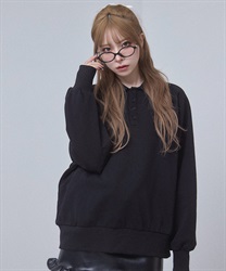 ＦＢスウェットポロシャツ(黒-F)