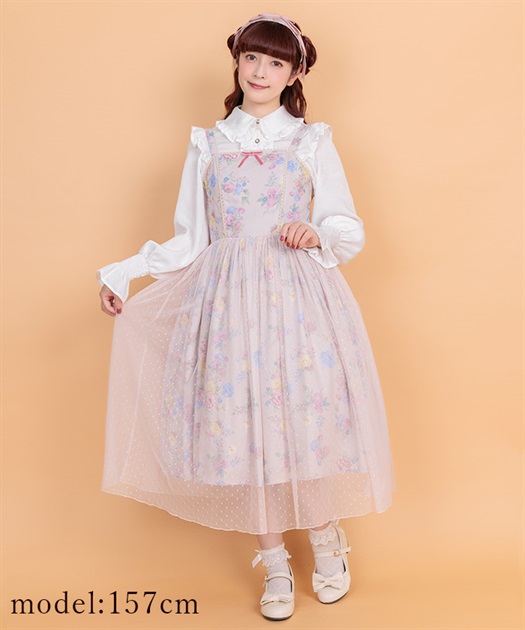クラシックブーケ柄ジャンスカ | outlet | axes femme online shop クラシックブーケ柄ジャンスカ | outlet | axes femme online shop