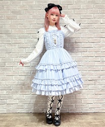 レースアップフリルジャンスカ | Chalmiere | axes femme onlineshop