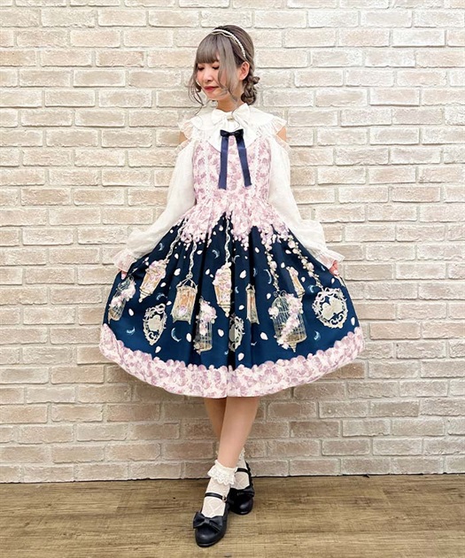 ブルーミングガーデンジャンパースカート | kawaii | axes femme ブルーミングガーデンジャンパースカート | kawaii | axes femme