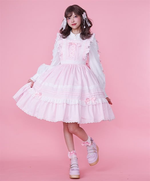 ハッピーフリルジャンパースカートセット【受注生産】